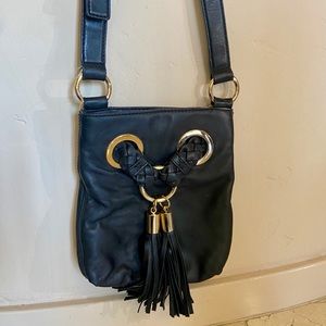 Michael Kors Black and Gold Crossbody Bag